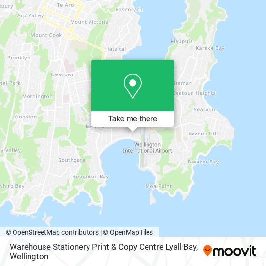 Warehouse Stationery Print & Copy Centre Lyall Bay map