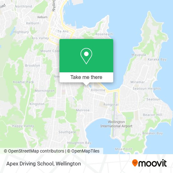 Apex Driving School map