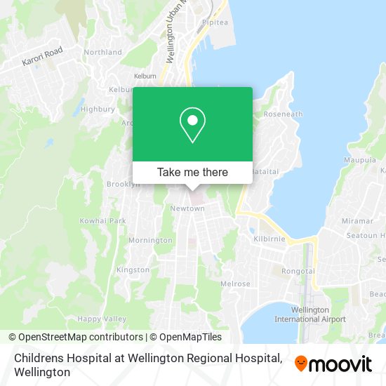 Childrens Hospital at Wellington Regional Hospital map