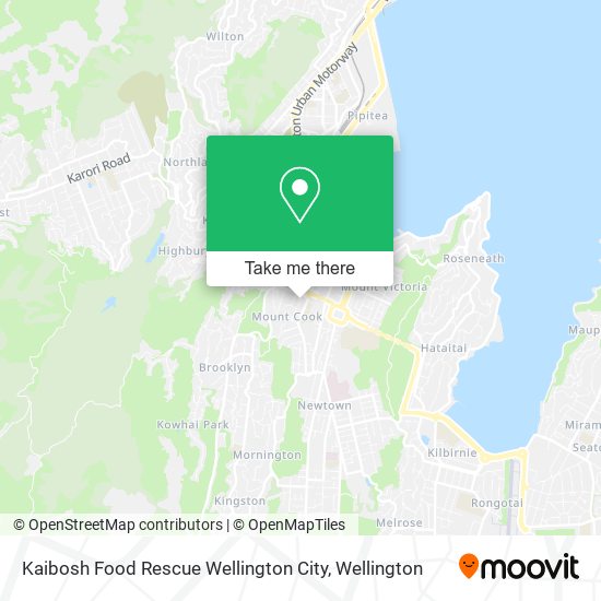 Kaibosh Food Rescue Wellington City地图