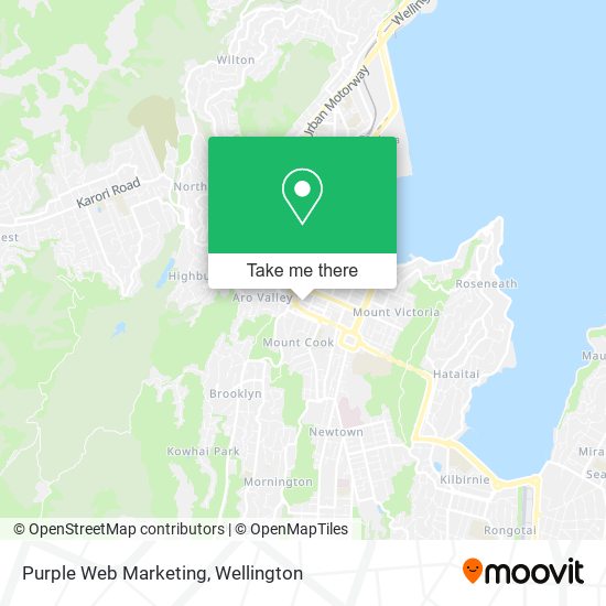 Purple Web Marketing map