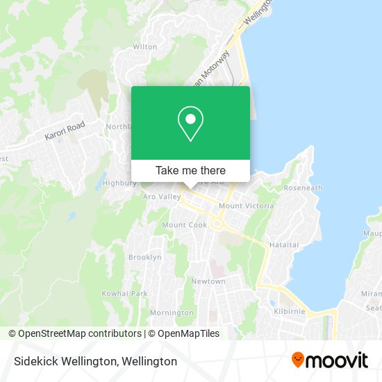 Sidekick Wellington map