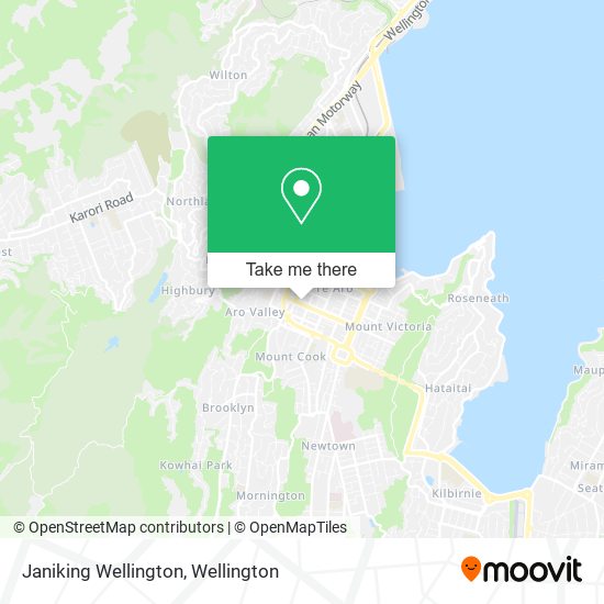 Janiking Wellington map