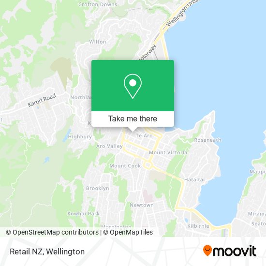 Retail NZ map