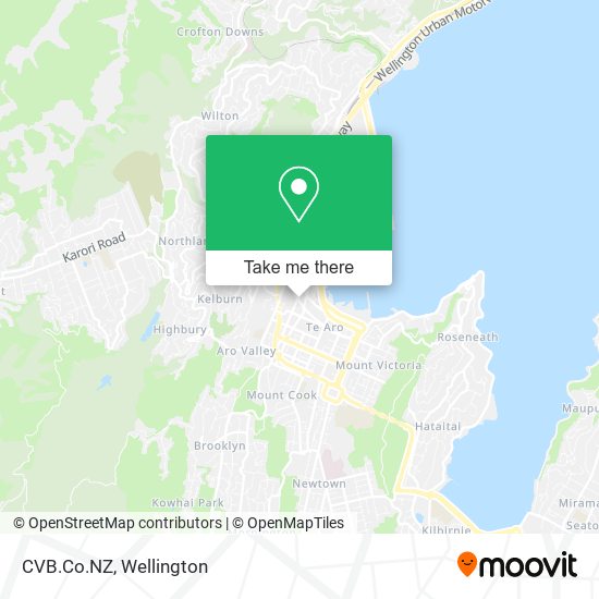 CVB.Co.NZ map