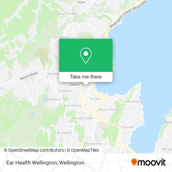 Ear Health Wellington map