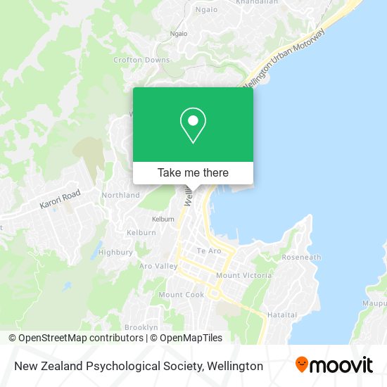 New Zealand Psychological Society map