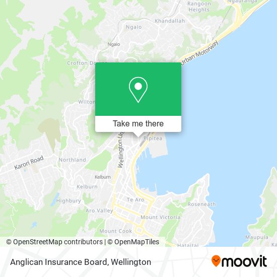 Anglican Insurance Board map