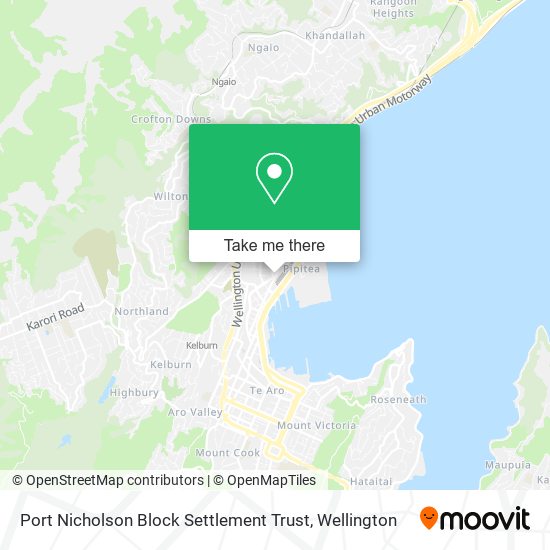 Port Nicholson Block Settlement Trust map