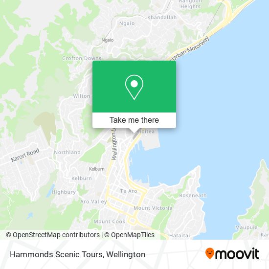 Hammonds Scenic Tours map