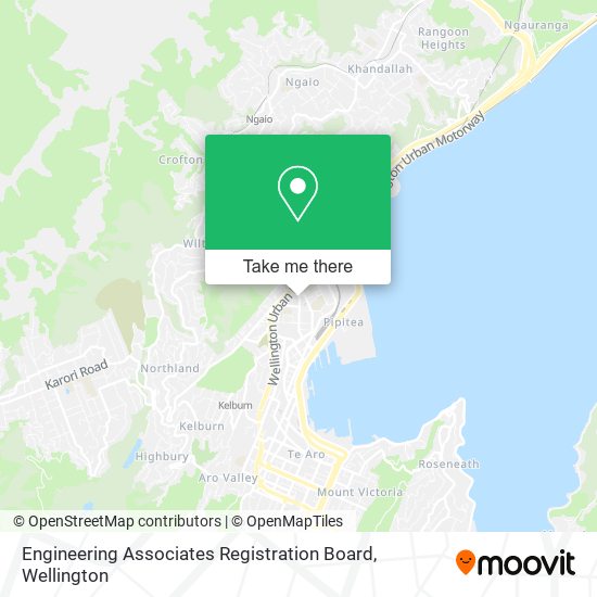 Engineering Associates Registration Board map