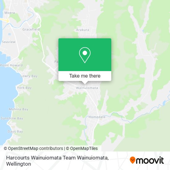 Harcourts Wainuiomata Team Wainuiomata map
