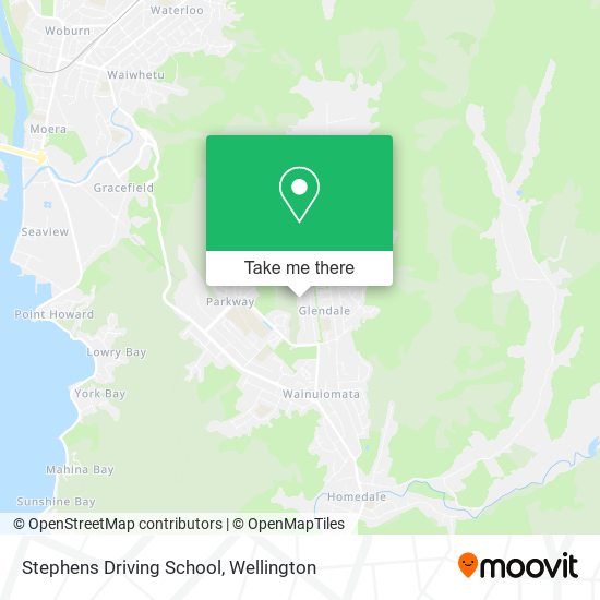 Stephens Driving School map
