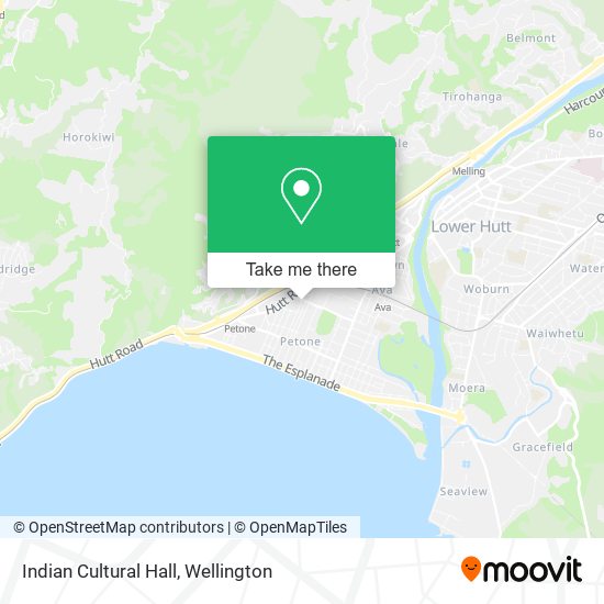 Indian Cultural Hall map