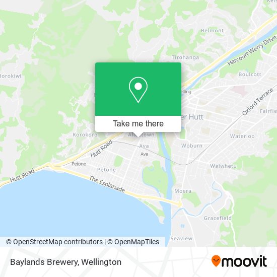 Baylands Brewery map