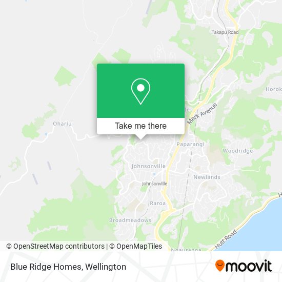 Blue Ridge Homes map