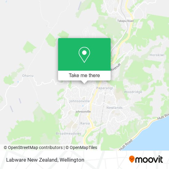 Labware New Zealand map