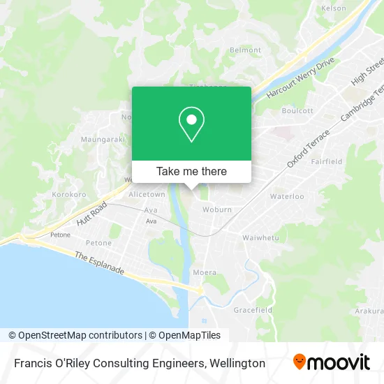 Francis O'Riley Consulting Engineers map