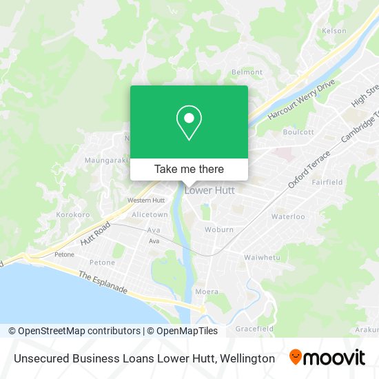 Unsecured Business Loans Lower Hutt map