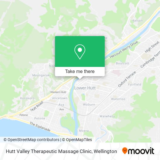 Hutt Valley Therapeutic Massage Clinic地图