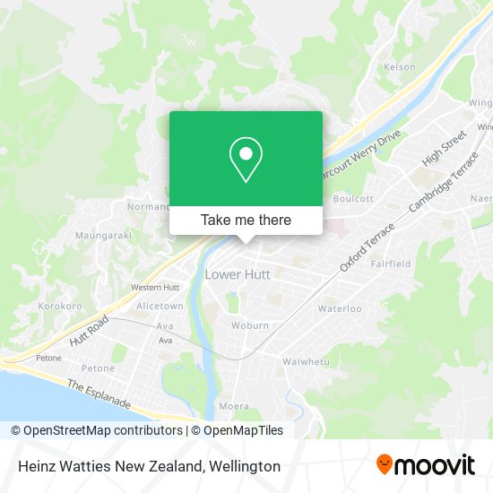 Heinz Watties New Zealand地图