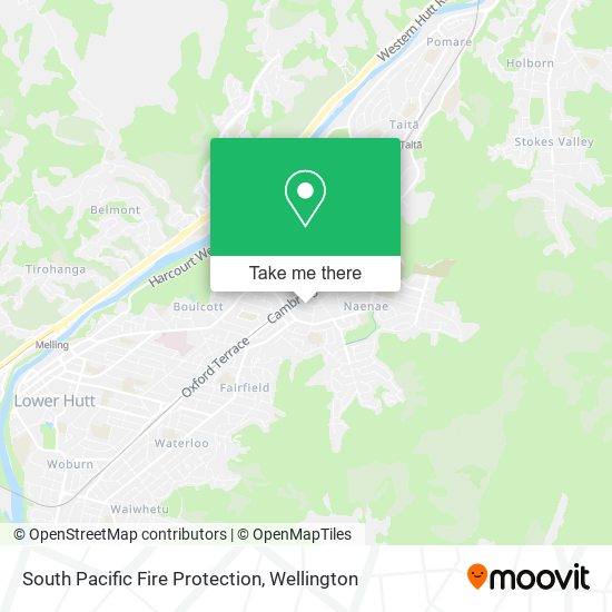 South Pacific Fire Protection map