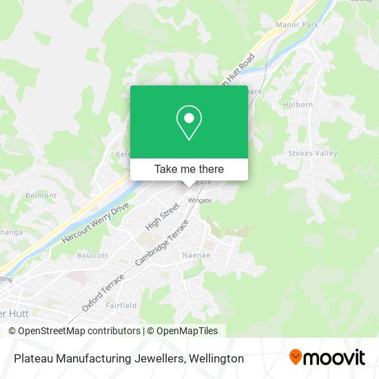 Plateau Manufacturing Jewellers map