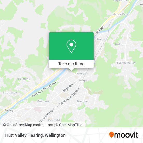 Hutt Valley Hearing map