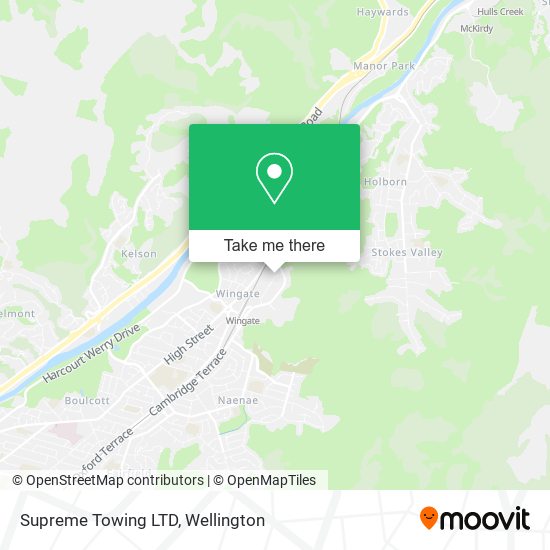Supreme Towing LTD map