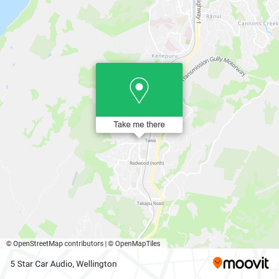 5 Star Car Audio map