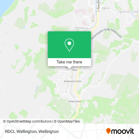 RDCL Wellington map