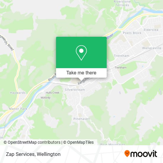 Zap Services map