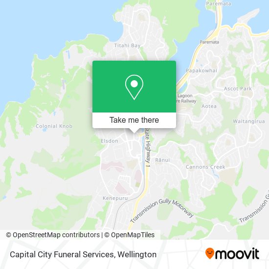 Capital City Funeral Services map