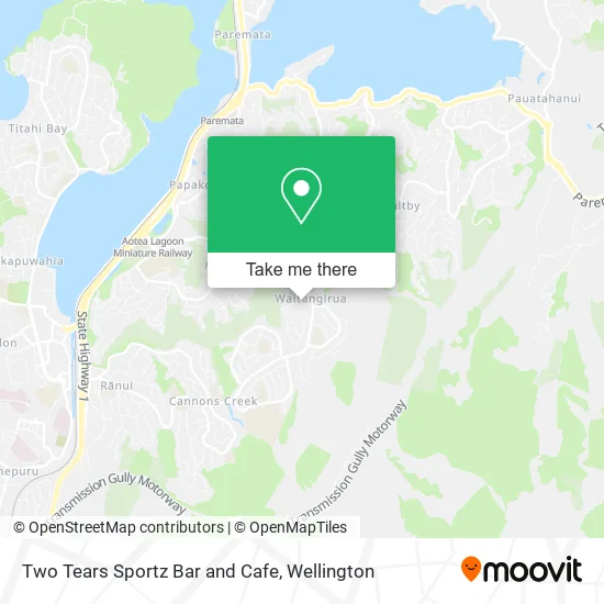 Two Tears Sportz Bar and Cafe map