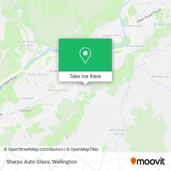 Sharps Auto Glass map