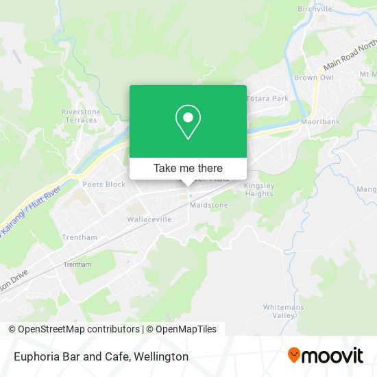 Euphoria Bar and Cafe map