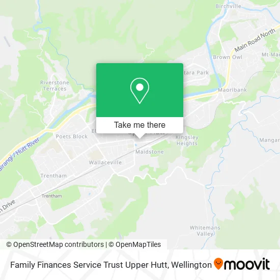 Family Finances Service Trust Upper Hutt map