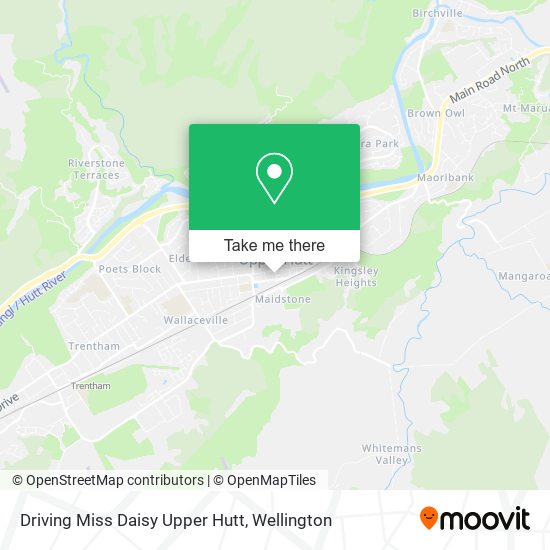 Driving Miss Daisy Upper Hutt map