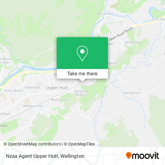 Nzaa Agent Upper Hutt map