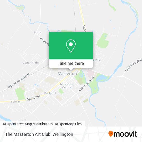 The Masterton Art Club map