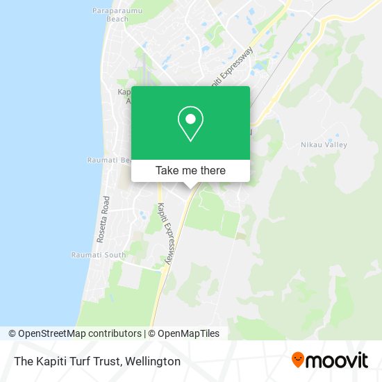 The Kapiti Turf Trust map