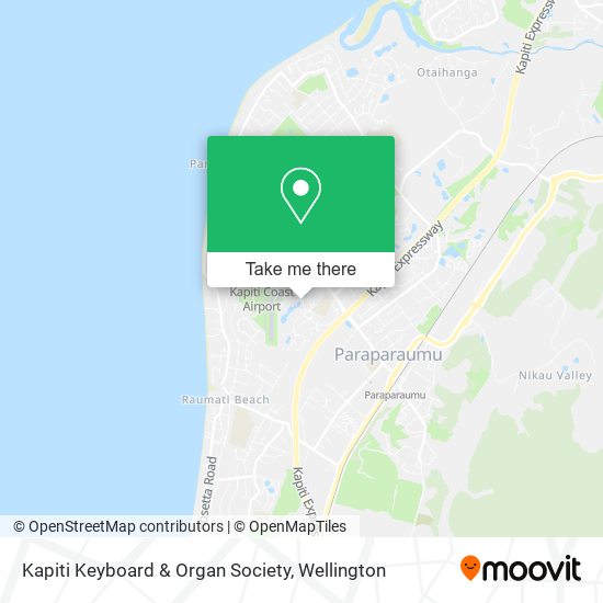 Kapiti Keyboard & Organ Society map