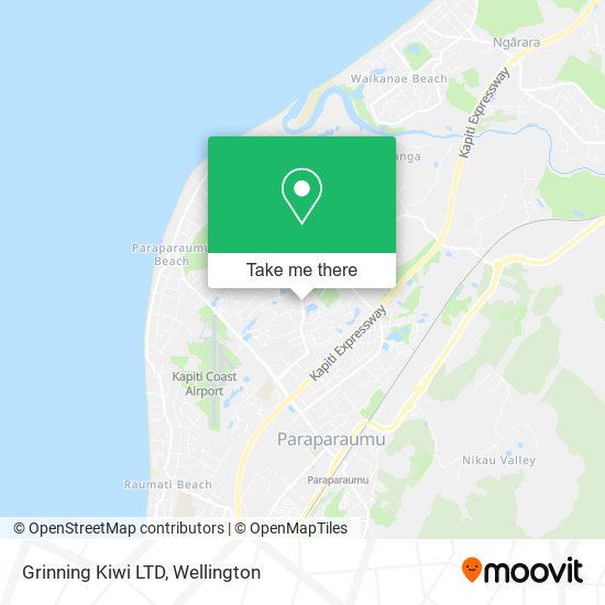 Grinning Kiwi LTD map