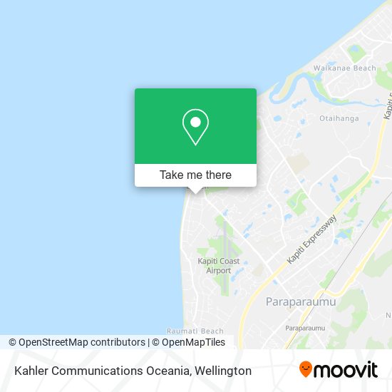 Kahler Communications Oceania map