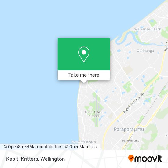 Kapiti Kritters map