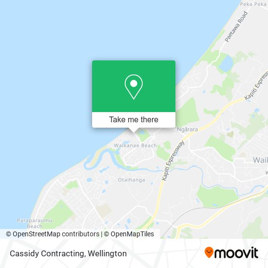 Cassidy Contracting map