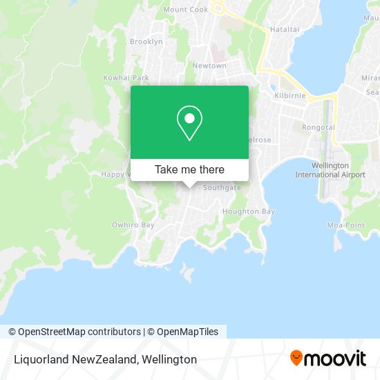 Liquorland NewZealand map