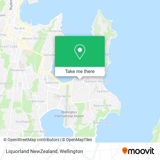 Liquorland NewZealand map