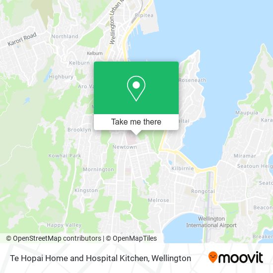 Te Hopai Home and Hospital Kitchen map