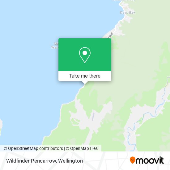Wildfinder Pencarrow map